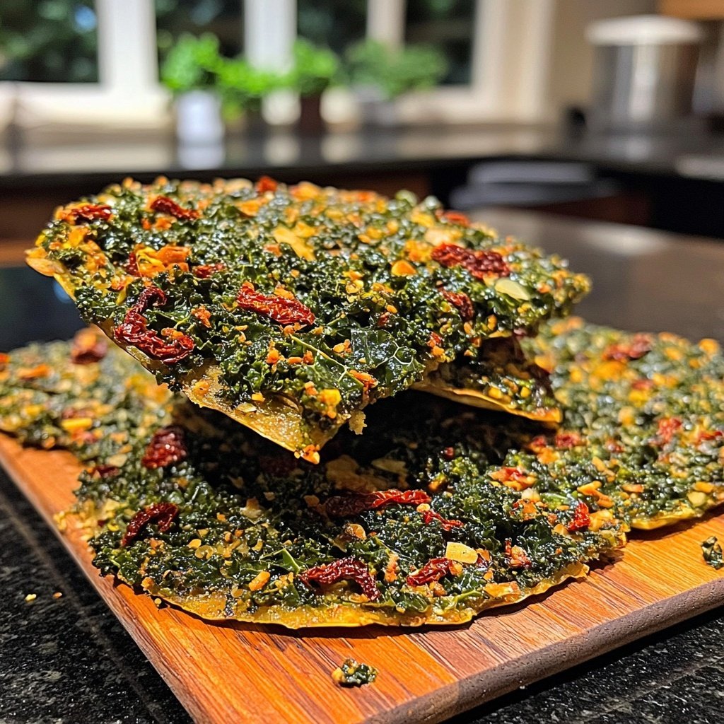 Schnelle Grünkohlpfanne mit getrockneten Tomaten