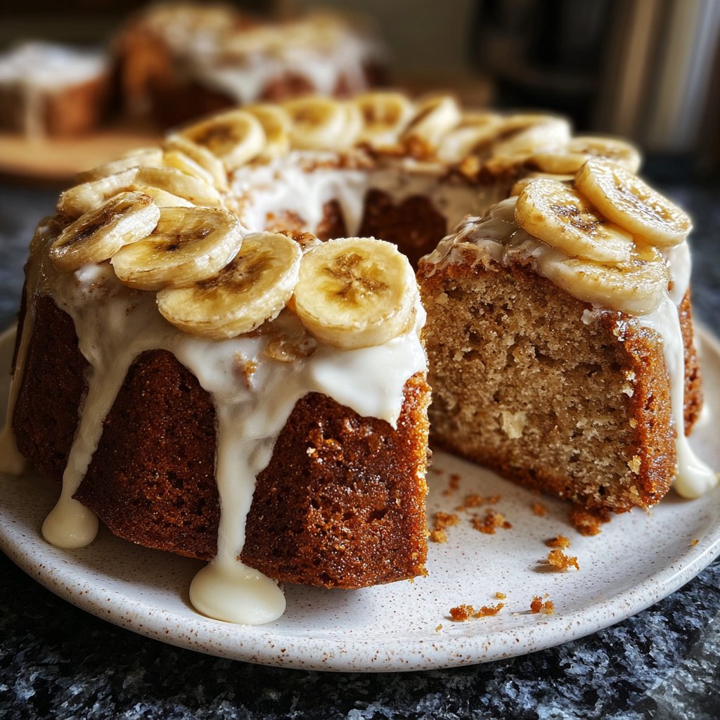 Bananenkuchen mit Joghurt