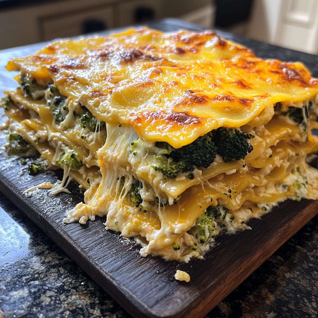 Lasagne mit Brokkoli