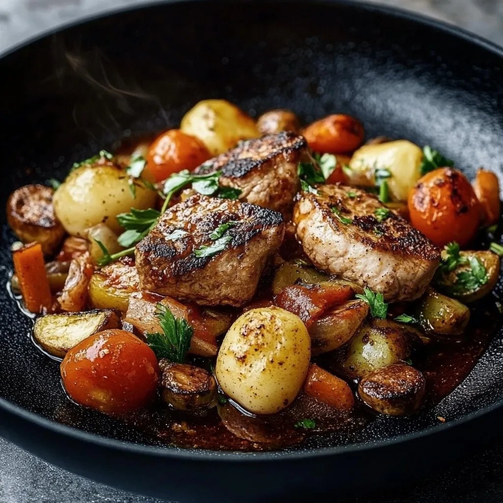 Low-Carb-Hähnchenpfannengericht