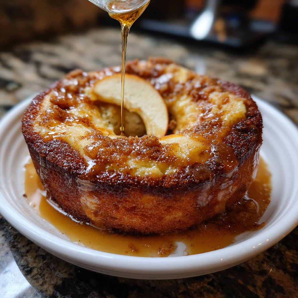 Pfannkuchen mit Apfel-Zimt-Topping