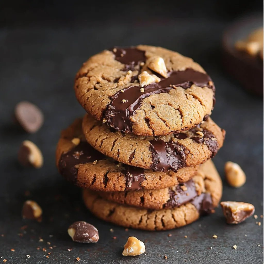 Dattel Erdnussbutter Cookies