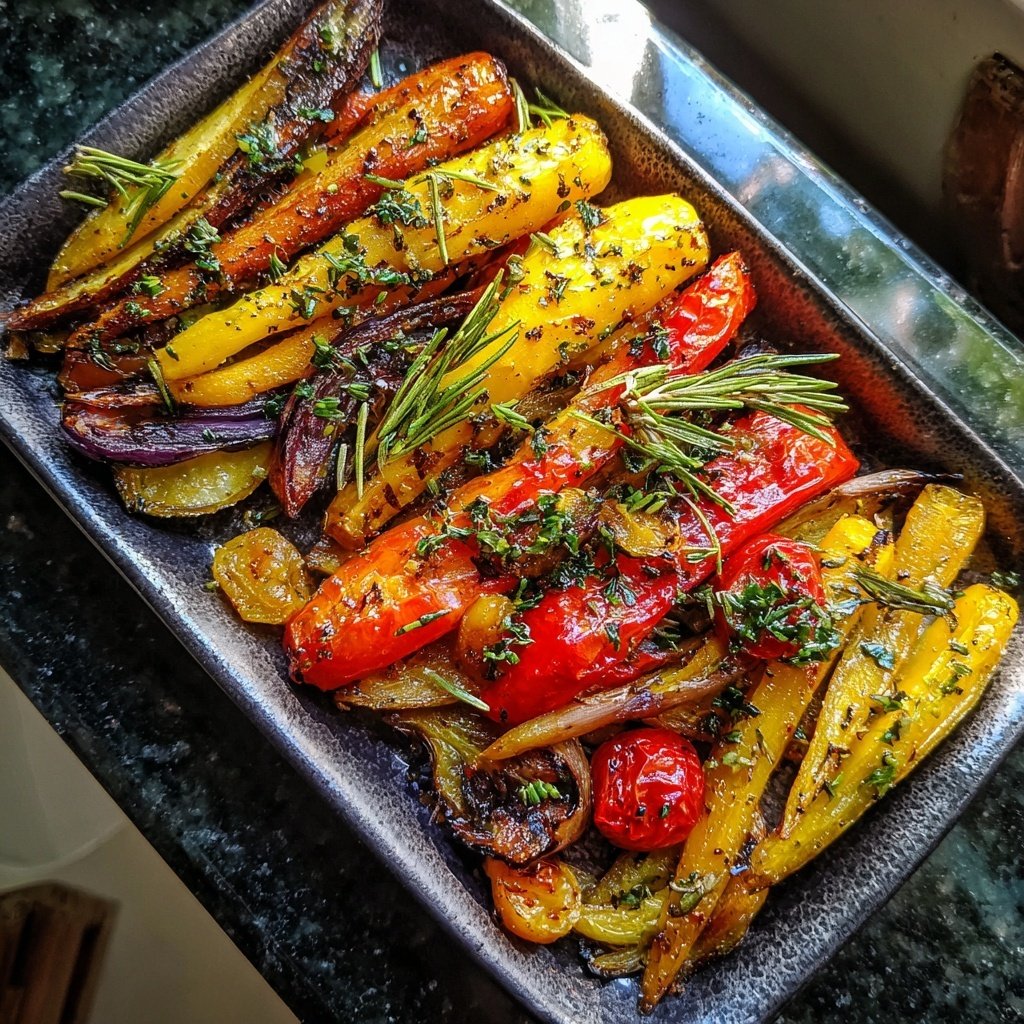 Grillgemüse Mit Rosmarin Und Knoblauch