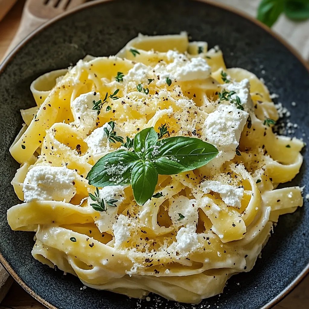 Zitronen-Feta-Pasta