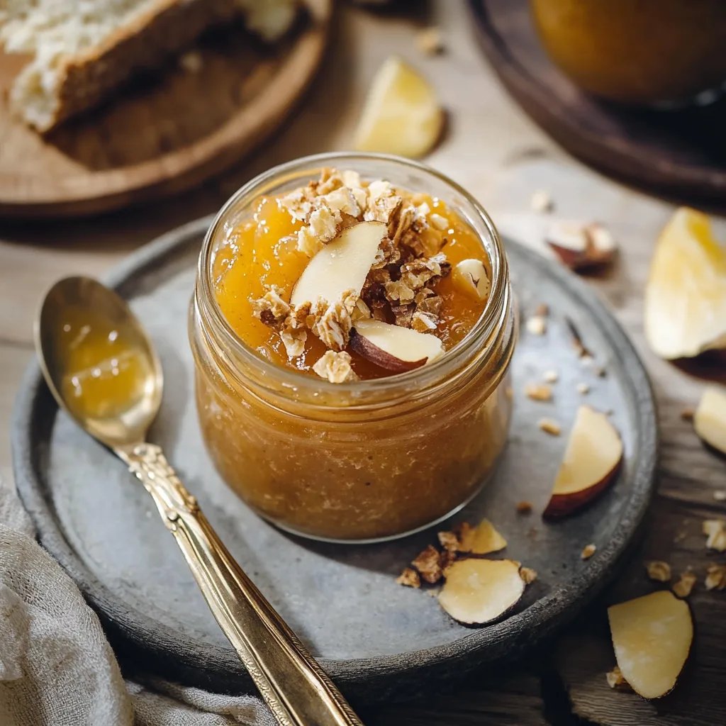 Birnenmarmelade mit Zimt