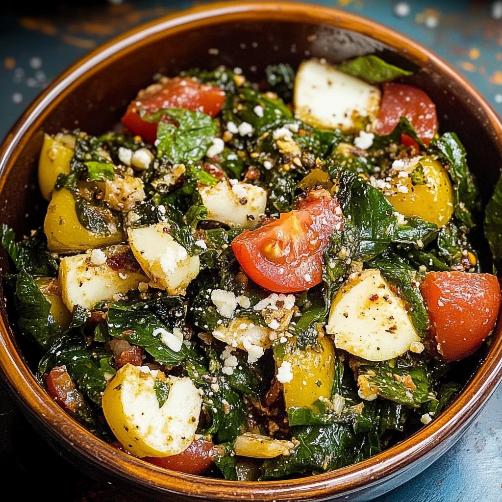 Grünkohl-Salat mit gerösteten Kichererbsen