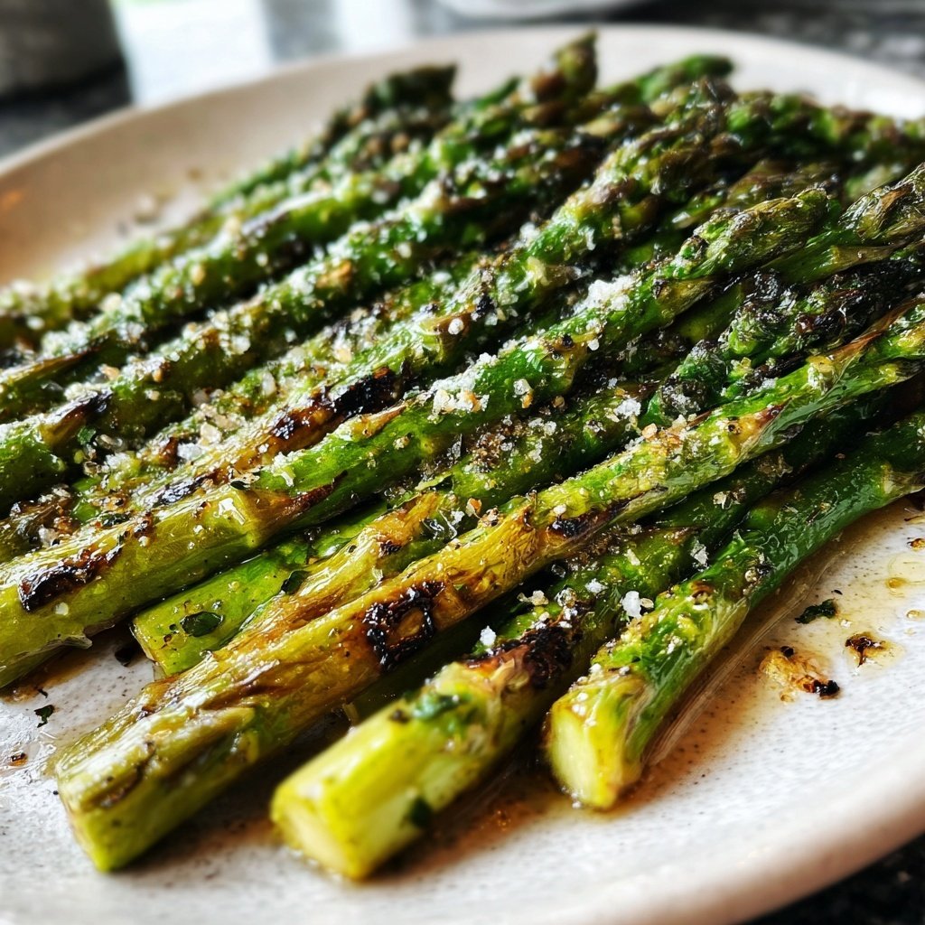 Gegrillte Spargel Stangen