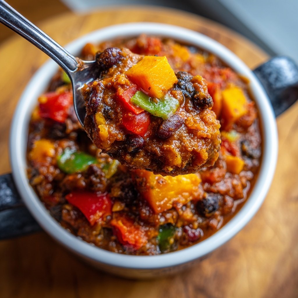 Chili sin Carne mit Süßkartoffel