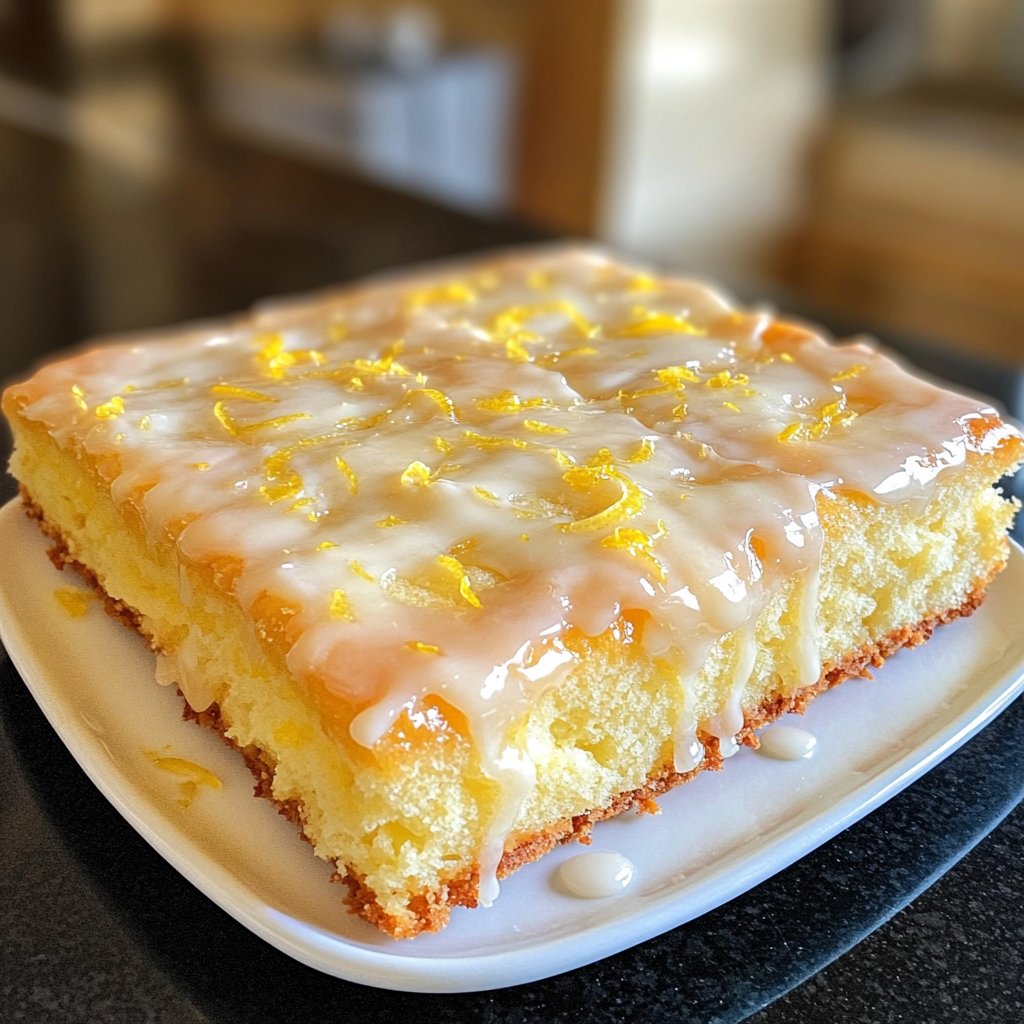 Zitronenkuchen locker & leicht