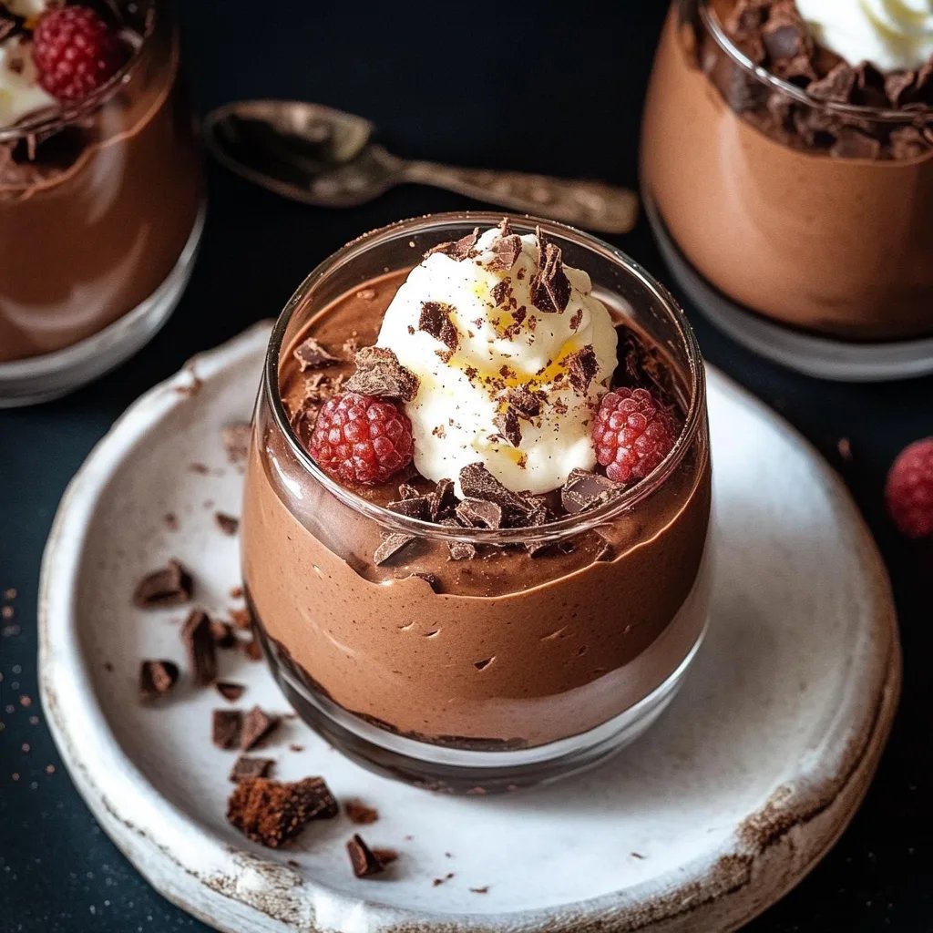 Mousse au Chocolat ohne Ei