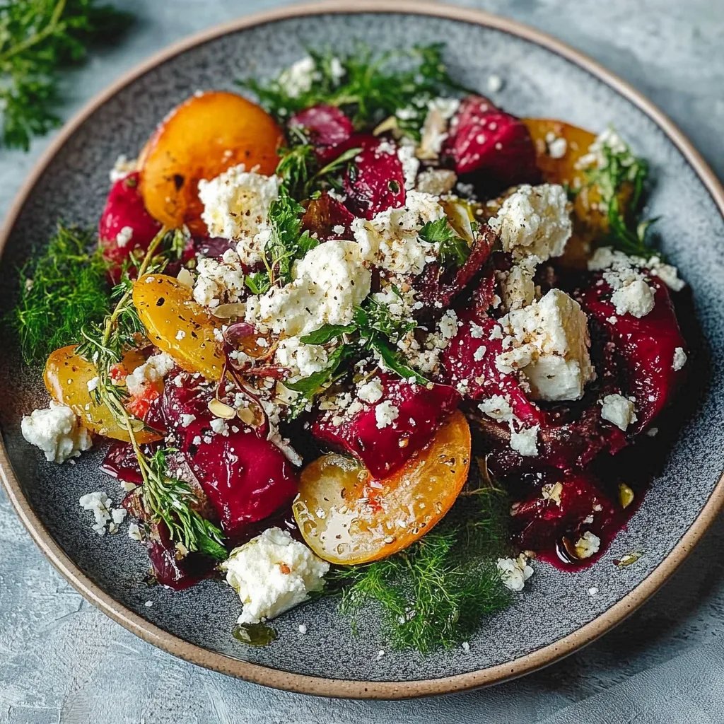 Rote Beete mit Feta